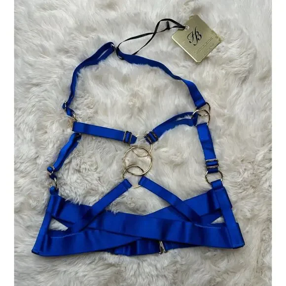 Honey Birdette ARLIAH💙 Electric Blue Bralette Small - Picture 2 of 4